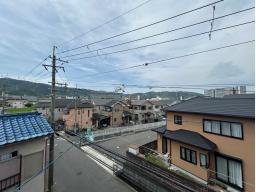 6帖直通バルコニーからの景色