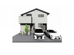 建物参考プラン完成イメージ(※掲載の外観完成予想CGは、図面を基に描き起こしたもので実際とは多少異なります。)