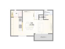 2階平面図参考プラン：建物価格2276万円（税込）、建物面積39.33㎡※地盤改良費・外構費・水道工事費は価格に含まれません。  