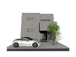 ※掲載の外観完成予想CGは、図面を基に描き起こしたもので実際とは多少異なります。 イメージ図につき、風景、建物、植栽などについては施工後の現物との差異が生じます。