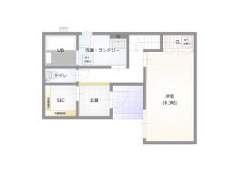 1階平面図参考プラン：建物価格2395万円（税込）、建物面積37.67㎡※地盤改良費・外構費・水道工事費は価格に含まれません。