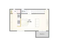 2階平面図参考プラン：建物価格2395万円（税込）、建物面積37.26㎡※地盤改良費・外構費・水道工事費は価格に含まれません。