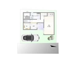 3階建て参考プラン：建物価格2395万円（税込）、建物面積112.19㎡※地盤改良費・外構費・水道工事費は価格に含まれません。