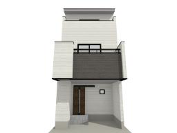 完成イメージ(※掲載の外観完成予想CGは、図面を基に描き起こしたもので実際とは多少異なります。)