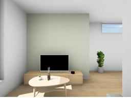 建物プラン例イメージパース（2号地）建物価格2393万円（地盤改良費・外構工事費・水道工事費は価格には含まれません。）建物面積80.52m2／24.35坪