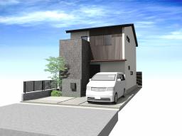 ※建物参考プラン完成イメージ(※掲載のＣＧパースは図面を基に描き起こしたもので実際とは多少異なります。)