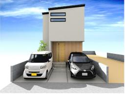 建物参考プラン完成イメージ (※掲載のＣＧパースは図面を基に描き起こしたもので実際とは多少異なります。)