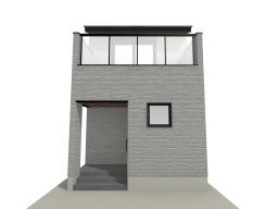 完成イメージ(※掲載の外観完成予想CGは、図面を基に描き起こしたもので実際とは多少異なります。)