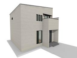 完成イメージ(※掲載の外観完成予想CGは、図面を基に描き起こしたもので実際とは多少異なります。)