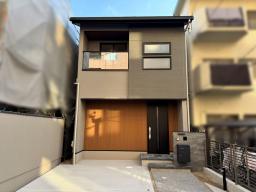 外観　南側ウッドデッキ有