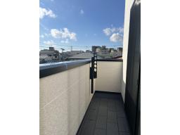 明石海峡大橋ビューのバルコニー。（３階南側バルコニー）