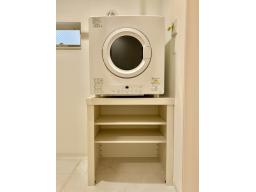 ガス衣類乾燥機「乾太くん」標準装備。天気や花粉を気にせず洗濯OK。