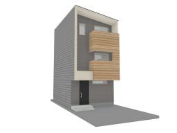 ※掲載の外観完成予想CGは、図面を基に描き起こしたもので実際とは多少異なります。 イメージ図につき、風景、建物、植栽などについては施工後の現物との差異が生じます。