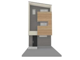 ※掲載の外観完成予想CGは、図面を基に描き起こしたもので実際とは多少異なります。 イメージ図につき、風景、建物、植栽などについては施工後の現物との差異が生じます。