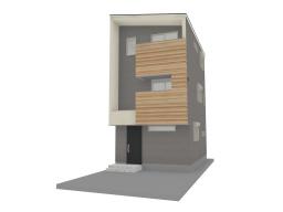 ※掲載の外観完成予想CGは、図面を基に描き起こしたもので実際とは多少異なります。 イメージ図につき、風景、建物、植栽などについては施工後の現物との差異が生じます。