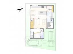 ゼロホームで建てる場合の間取り図　建物面積約103.51㎡　建物価格2498万円(税込)　※このプランは【ゼロホームで建てる場合】の参考プランです。間取りなどはお客様が自由に選択できます。※プラン中の外構・植栽・家具・車・小物などは参考価格に含まれません。