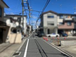 西側前道(北向)約4.32ｍ