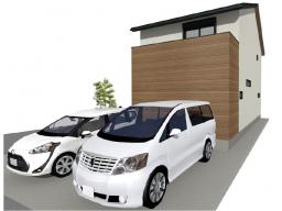 ※建物プラン完成イメージ(※掲載のＣＧパースは図面を基に描き起こしたもので実際とは多少異なります。)