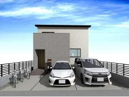 ※建物プラン完成イメージ(※掲載のＣＧパースは図面を基に描き起こしたもので実際とは多少異なります。)