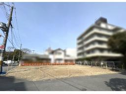 現地土地(南東角から)