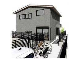 完成イメージ(※掲載の外観完成予想CGは、図面を基に描き起こしたもので実際とは多少異なります。)