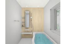 浴室：床部分は汚れにくい特殊加工と形状でお掃除ラクラク！断熱層構造で、足裏の冷たさも感じにくい快適仕様です。