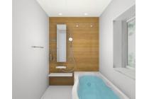 浴室：床部分は汚れにくい特殊加工と形状でお掃除ラクラク！断熱層構造で、足裏の冷たさも感じにくい快適仕様です。