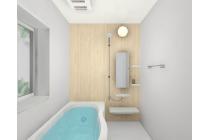 お湯が冷めにくい、浴槽保温材と保温組フタの「ダブル保温」構造。くるりんポイ排水口など毎日のお手入れもラクラク。ガス温水浴室暖房乾燥機付です。※画像はイメージです。