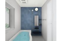 お湯が冷めにくい、浴槽保温材と保温組フタの「ダブル保温」構造。くるりんポイ排水口など毎日のお手入れもラクラク。ガス温水浴室暖房乾燥機付です。※画像はイメージです。