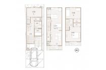 ※間取り図・パース・写真中に車や家具を掲載の場合は、配置例を示したもので実際に設置されているわけではありません。特にコメントがない場合は家具や車などは販売価格に含まれません。