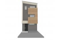 ※掲載の外観完成予想CGは、図面を基に描き起こしたもので実際とは多少異なります。 イメージ図につき、風景、建物、植栽などについては施工後の現物との差異が生じます。