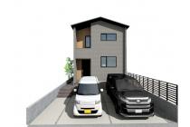 【1号地イメージパース】※掲載のＣＧパースは図面を基に描き起こしたもので実際とは多少異なります。 ※ＣＧパースの車両は売買対象に含まれません。