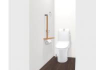 2階トイレ(※イメージ)：水アカがこびりつかず、お掃除がラクラク。強力な水流が便器鉢内のすみずみまで回り、少ない水でもしっかり汚れを洗い流します。