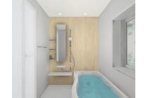 浴室(※イメージ)：床部分は汚れにくい特殊加工と形状でお掃除ラクラク！断熱層構造で、足裏の冷たさも感じにくい快適仕様です。