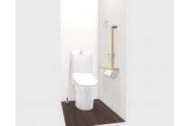 2階トイレ(※イメージ)：水アカがこびりつかず、お掃除がラクラク。強力な水流が便器鉢内のすみずみまで回り、少ない水でもしっかり汚れを洗い流します。