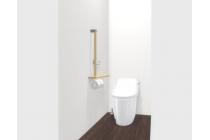 1階トイレ(※イメージ)：水アカがこびりつかず、お掃除がラクラク。強力な水流が便器鉢内のすみずみまで回り、少ない水でもしっかり汚れを洗い流します。