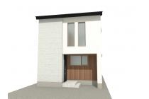 ⑧号地　完成イメージパース ※図面を基に描き起こしたもので実際とは多少異なります。