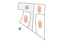 区画図　残1戸（全４戸）　