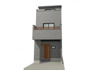 完成イメージ(※掲載の外観完成予想CGは、図面を基に描き起こしたもので実際とは多少異なります。)