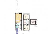 【建物参考プラン例】建物価格2807万円、建物面積105.16m2 ※このプランは参考です。間取りなどはお客様が自由に選択できます。 ※地盤改良費・外構工事費・水道工事費は価格には含まれません。