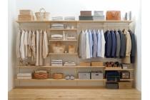 【壁面収納例】※掲載の画像は、CGで家具を合成配置したものです。実際にはモデルセッティングはございませんので、ご了承ください。