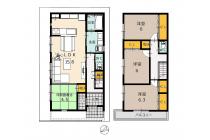 建物プラン例（建物価格2517万円、建物面積99.36m2）