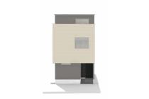 ※外観完成予想CGは図面を基に作成し、車はイメージとして配置したものです（実際には含まれません）。また、風景・建物・植栽等は実際と異なる場合がございます。
