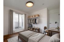 【子供部屋】バルコニーに面した明るいお部屋　 ※掲載の写真は実際の現地写真にCGで家具を合成配置したものです。実際にはモデルセッティングはございません。（３階洋室6.6帖）