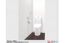 【トイレ】落ちにくい汚物汚れも、水を流すだけツルンっと落とせる新素材”アクアセラミック”で毎日のお手入れ簡単！