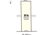 【区画図】北大路駅徒歩7分。イオンモール北大路や紫明小学校が徒歩圏にそろう、約59.97坪の建築条件なし売土地です。