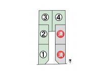 区画図　残４棟（全６棟）