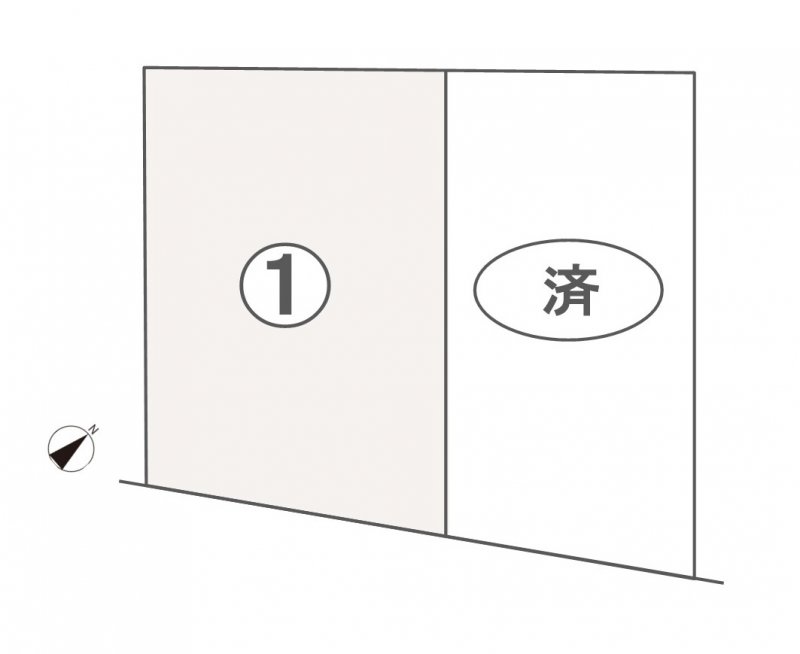 区画図　全２戸