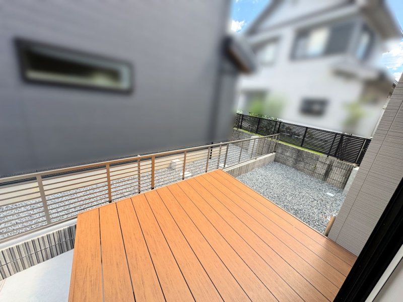 2号地　ウッドデッキ　