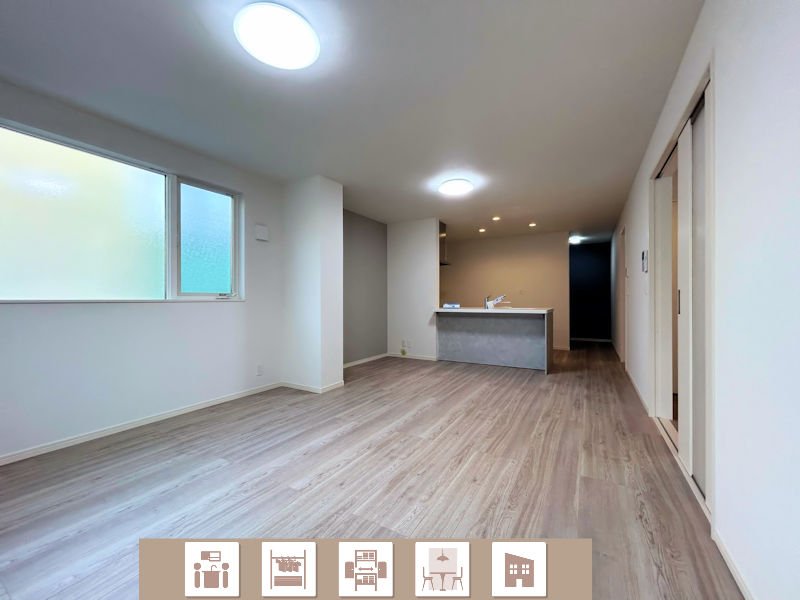 【LDK17帖】 料理をしながらでもご家族との会話を楽しめる対面キッチン♪